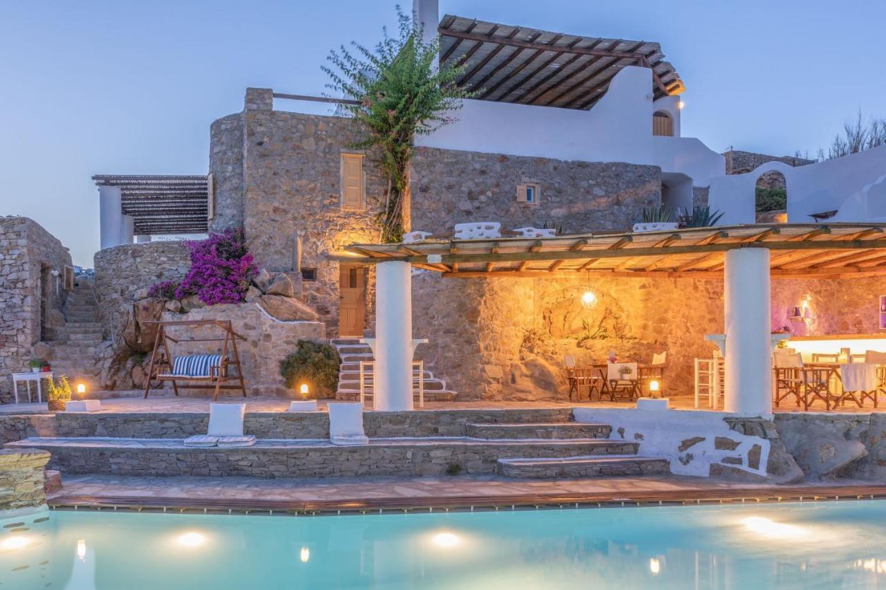 Anerousses Mykonian Traditional Houses Houlakia  Eksteriør billede